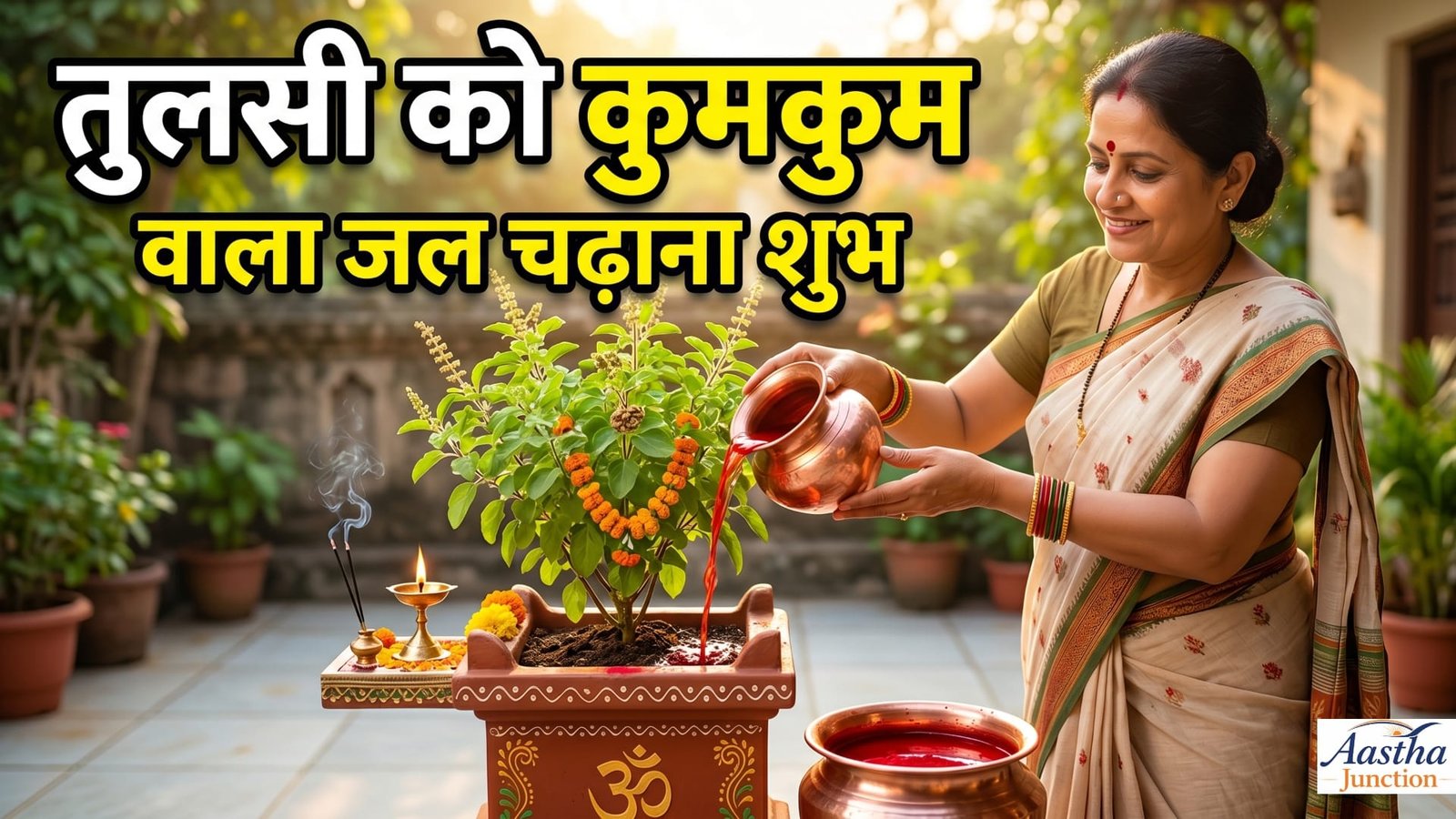 KumKum Wala Jal on Tuldi Plant